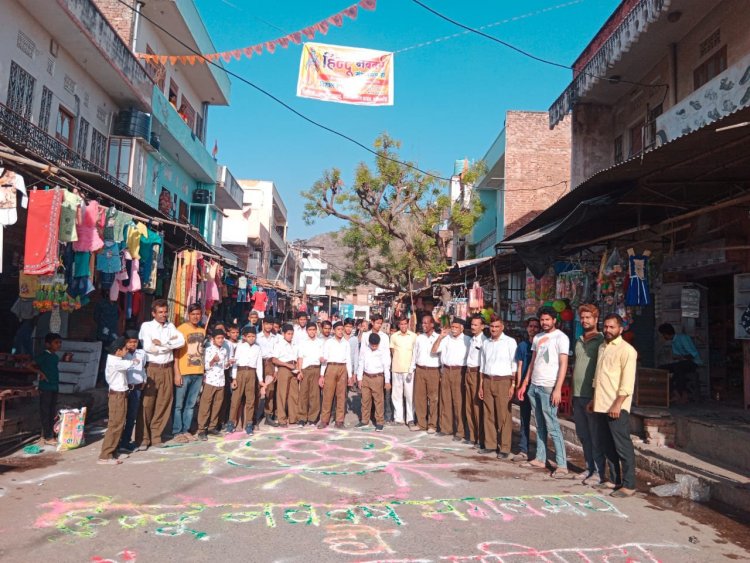 नववर्ष का पर्व बड़ी धूमधाम से मनाया