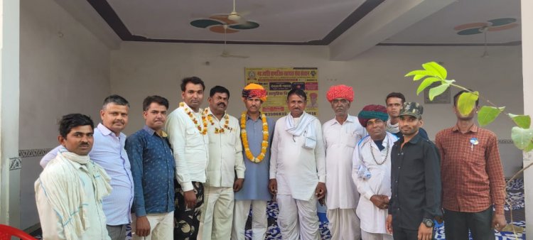 सर्वसम्मति से निर्विरोध रामस्वरूप बैरवा को मालपुरा टोडारायसिंह का बैरवा समाज ने अध्यक्ष बनाया