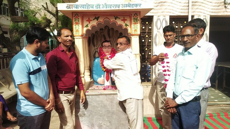बाँसखो में डॉक्टर भीमराव अंबेडकर की 131 वी  जयंती मनाई