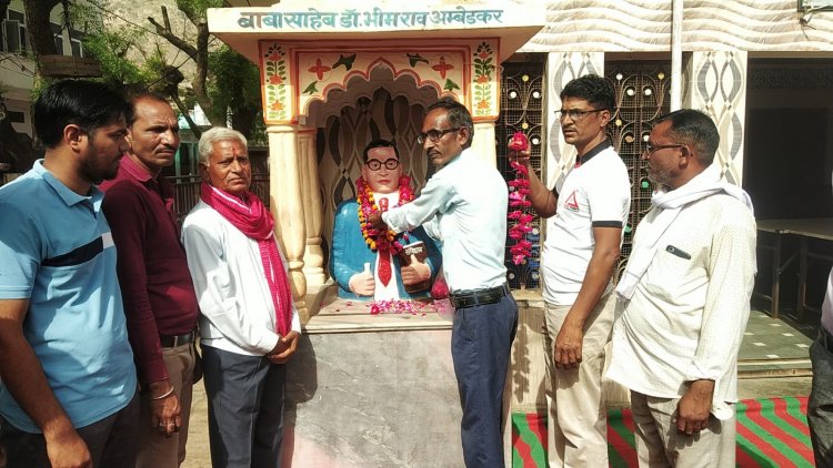 बाँसखो में डॉक्टर भीमराव अंबेडकर की 131 वी  जयंती मनाई