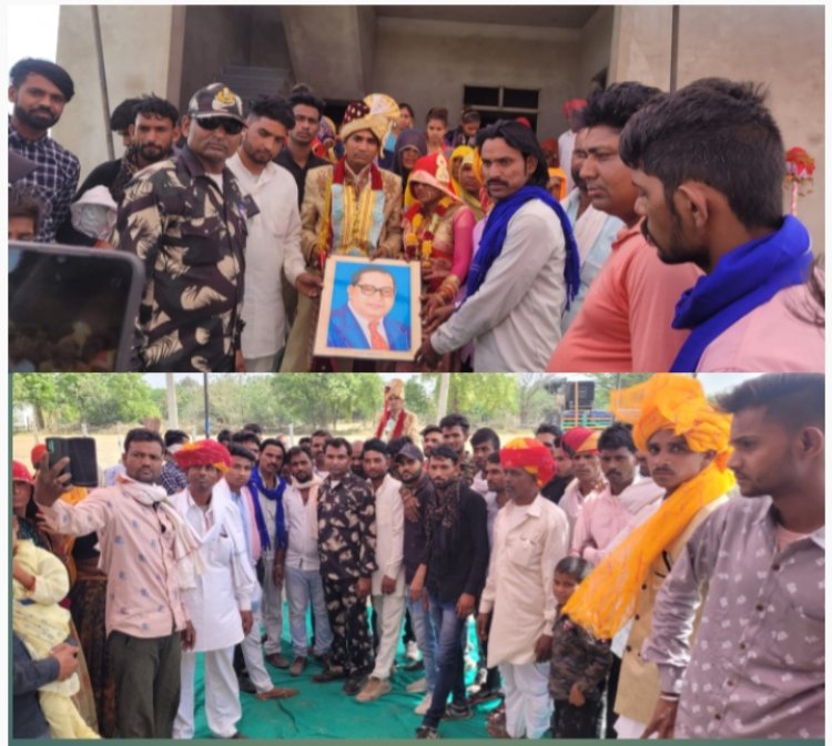बैरवा समाज के दूल्हा दुल्हन को शादी में गोली मारने की धमकी गांव के ही दबंग लोगों ने दी, पुलिस की मौजूदगी में शादी की रस्में पूर्ण हुई