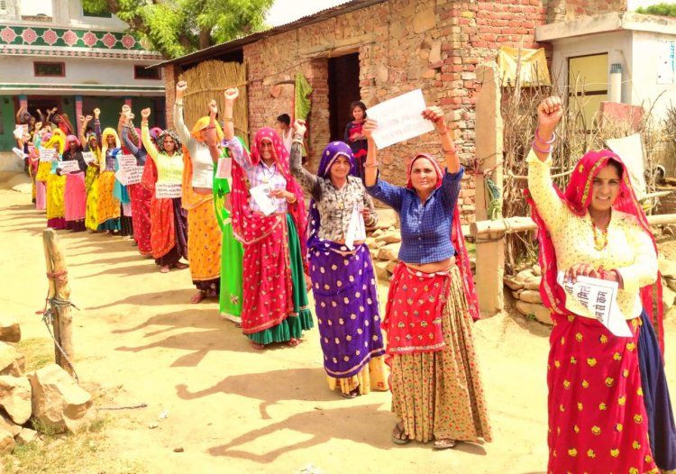 दौसा के ग्राम भांवता में अंतराष्ट्रीय मजदूर दिवस पर कार्यक्रम आयोजित किया गया