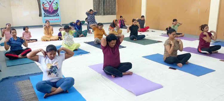 सी आई एस एफ 8वीं आरक्षी वाहिनी आमेर के द्वारा जयपुर में सात दिवसीय योगा कैम्प का आयोजन