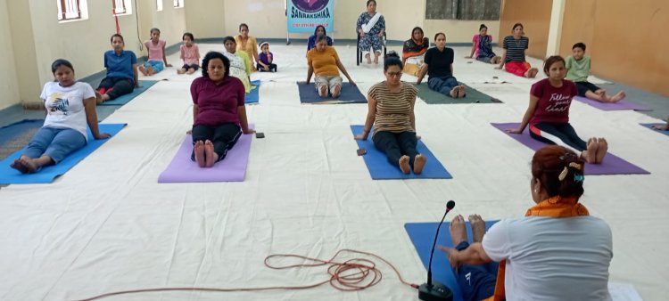 सी आई एस एफ 8वीं आरक्षी वाहिनी आमेर के द्वारा जयपुर में सात दिवसीय योगा कैम्प का आयोजन