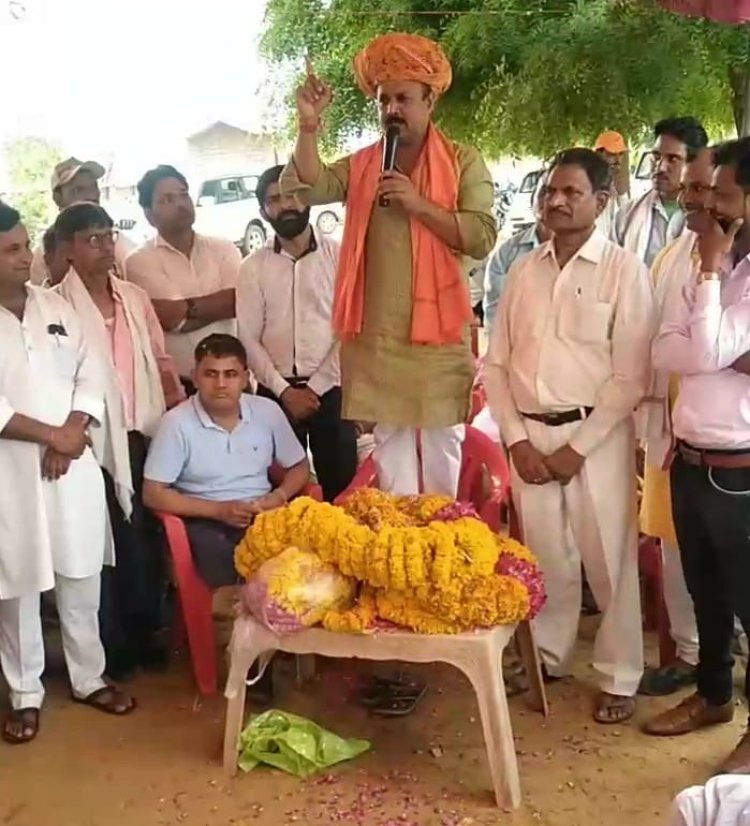 भाजपा प्रदेश मंत्री एवं पूर्व संसदीय सचिव जितेंद्र जी गोठवाल के फार्म हाउस पर पपलाज माता का धार्मिक आयोजन किया