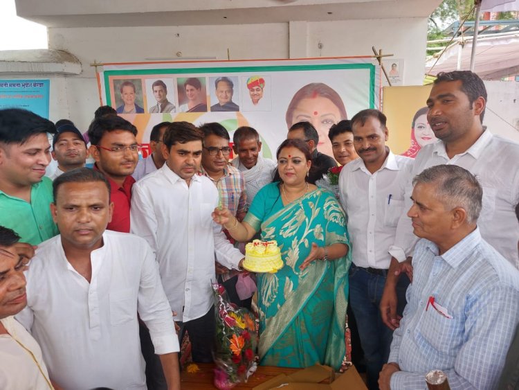 केबिनेट मंत्री ममता भूपेश बैरवा का 49वा जन्मदिन मनाया