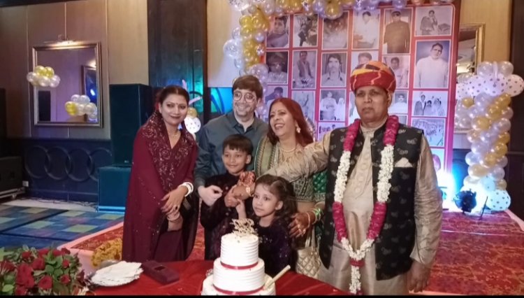 समाजसेवी जगदीश नारायण रमन जी का 63वां जन्मदिन होटल रीजेंटा राजा पार्क जयपुर में धूमधाम से मनाया गया