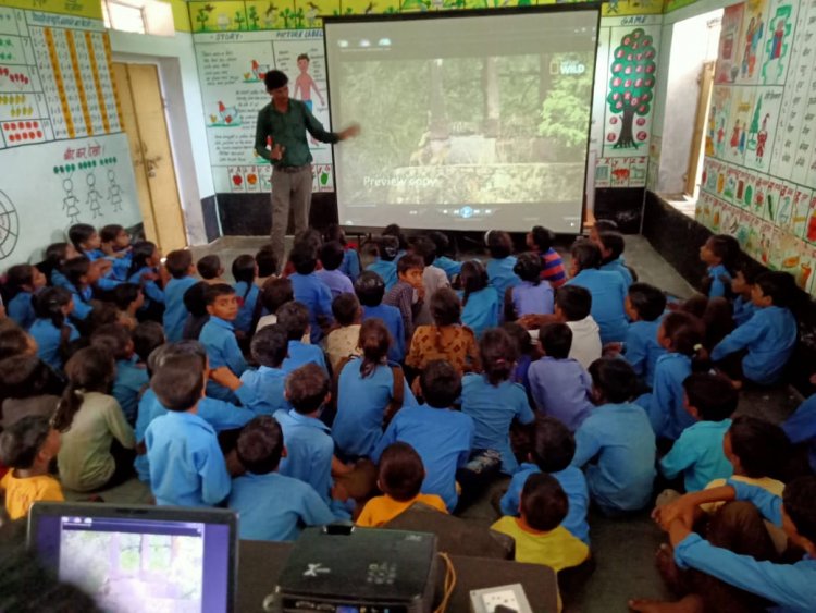 अंतरराष्ट्रीय बाघ दिवस के तहत फिल्म स्क्रीनिंग और चित्रकला प्रतियोगिता आयोजित