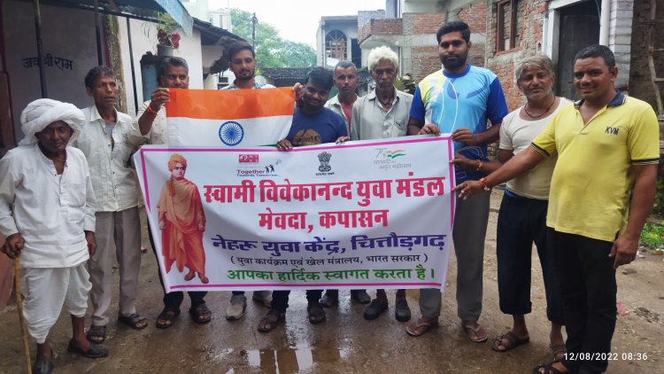 स्वामी विवेकानंद युवा मंडल मेवदा के स्वयं सेवकों ने किया जन जागृति अभियान का आगाज