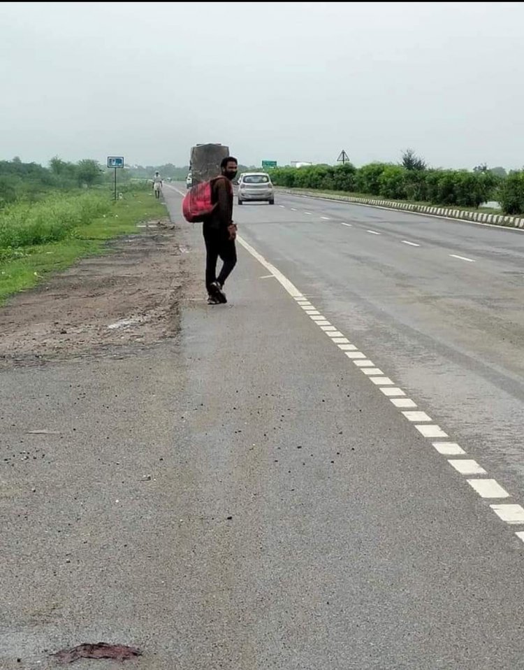 केदारनाथ जी की पैदलयात्रा