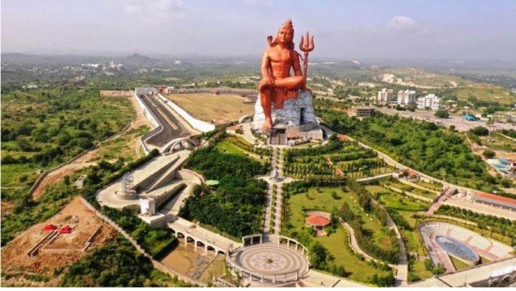 विश्व की सबसे ऊंची शिव प्रतिमा का इनॉग्रेशन आज : 20KM दूर से नजर आएंगे भगवान , 351 फीट की ऊंचाई पर कर सकेंगे जलाभिषेक