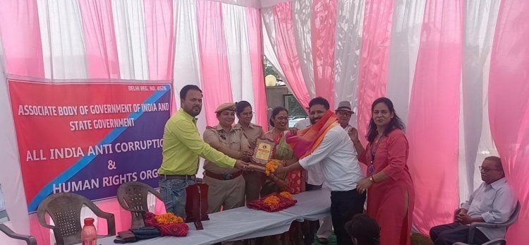 समाजसेवी गोविंद सिंह राठौड का जयपुर में हुआ सम्मान।