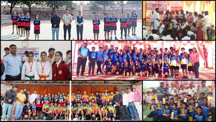 सेंट्रल अकैडमी चित्तौड़गढ़ के विद्यार्थियों ने धुआंधार प्रदर्शन कर कई पदक किए अपने नाम, 65 खिलाड़ियों का राज्य स्तर पर चयन।