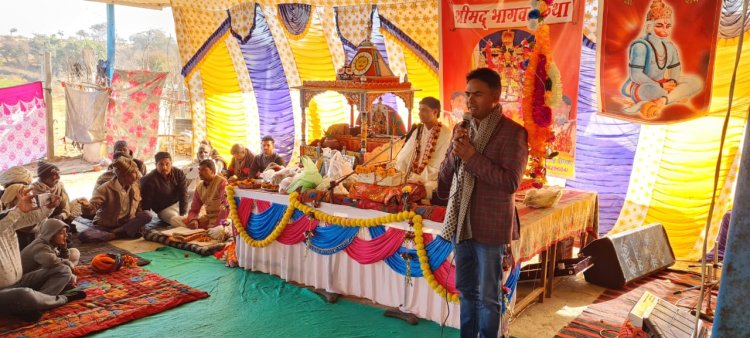 विधायक आक्या पहुचे विजयपुर सांवरिया जी, सन्तो का किया अभिनन्दन।