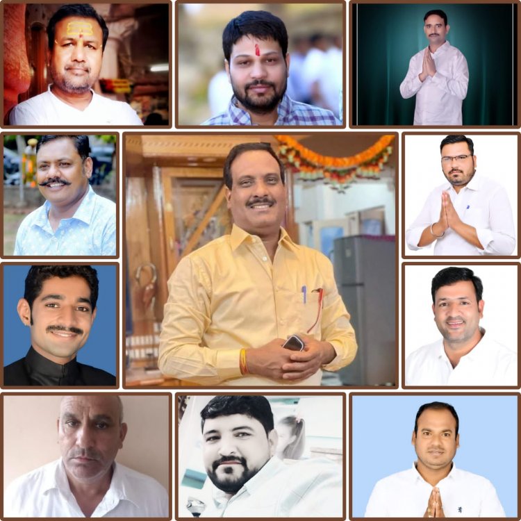 चितौड़गढ़ विधानसभा क्षेत्र के दोनो ब्लॉक के 11 मंडल अध्यक्षों की घोषणा।