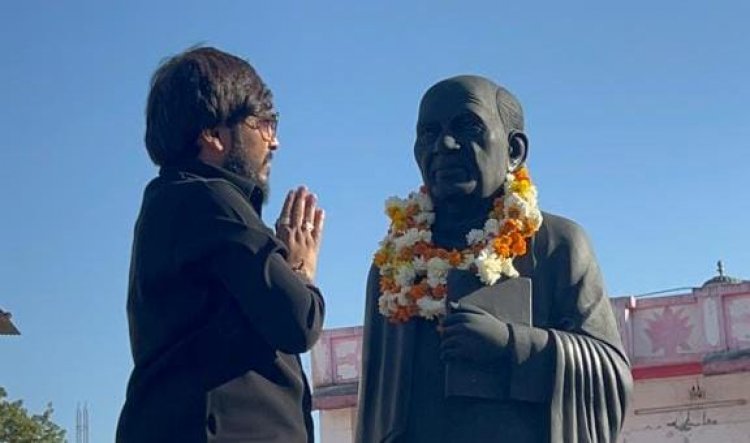 सागर पटेल का हुआ छापी,पुनाली में भव्य स्वागत, नेजपुर में राधा-कृष्ण मंदिर में की पूजा अर्चना