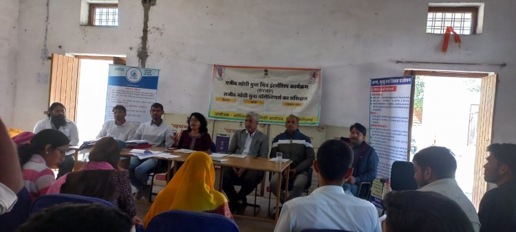 राजस्थान सरकार के फ्लैगशिप कार्यक्रम के अंतर्गत राजीव गांधी युवा मित्र इंटर्नशिप प्रोग्राम का प्रशिक्षण संपन्न।