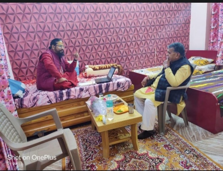 राज्यपाल बनने का था आइडिया : महंत चंद्रभारती महाराज को कुंडली दिखाने आए थे कटारिया , दो साल पहले ही की थी भविष्यवाणी चित्तौड़गढ़