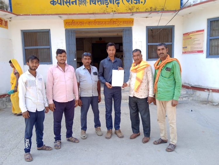 कपासन नगर पालिका द्वारा डाले गए कचरे से गायों की मृत्यु