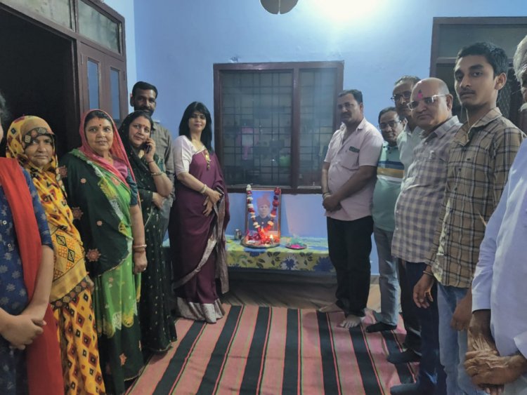 राज्य वरिष्ठ नागरिक कल्याण बोर्ड सामाजिक न्याय एवं अधिकारिता विभाग की सदस्य सुवालका पहुंची चंदेरिया।
