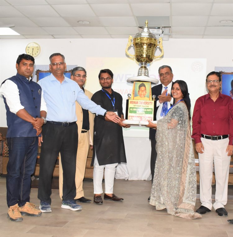 मेवाड़ यूनिवर्सिटी में दो दिवसीय वाद विवाद प्रतियोगिता का शुक्रवार को समापन