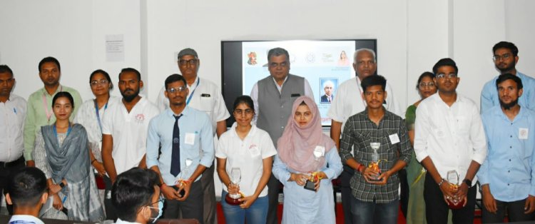 मेवाड़ विश्वविद्यालय में आयोजित राष्ट्रीय विज्ञान महोत्सव का समापन।