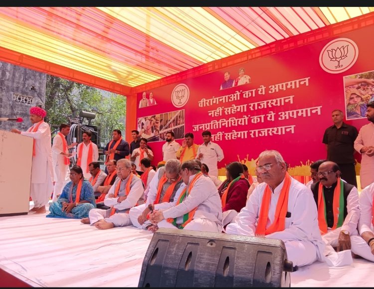शहीदों की पत्नियों से बदसलूकी, विरोध में पुलिस  पर पथराव: भाजपा कार्यकर्ताओं ने बरसाए पत्थर,  विधायक पुलिस के पैरों में लेटे