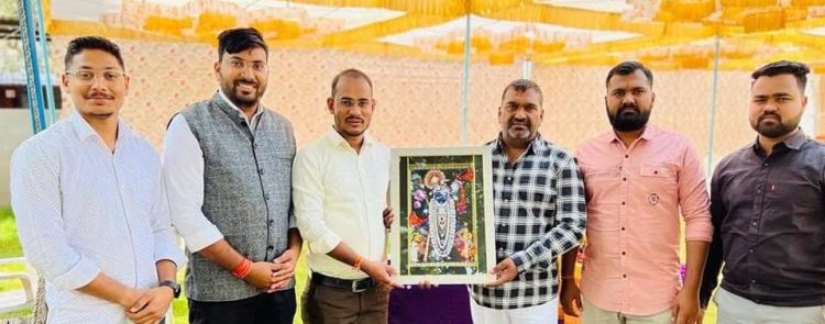 पाटीदार समाज के युवाओं ने किया उदयलाल डांगी का सम्मान