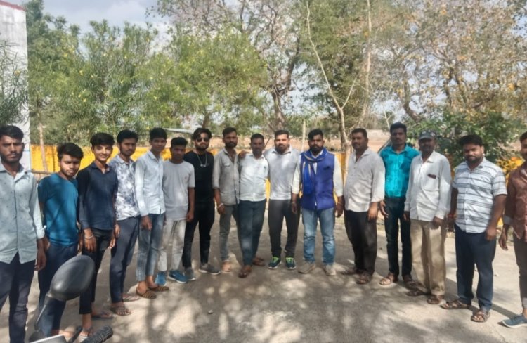 *बड़ी सादड़ी विधानसभा क्षेत्र में भीम आर्मी जिला उपाध्यक्ष निलेश जटिया दौरे पर रहे।*