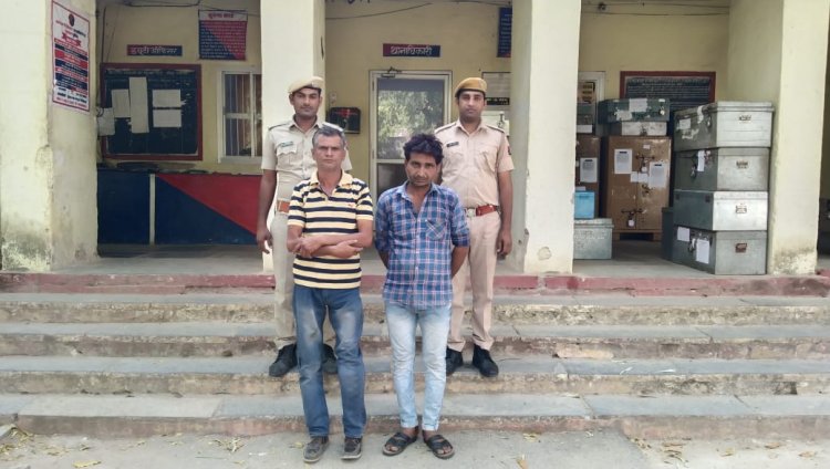बाइक पर सवार दो लोगो से 950 ग्राम अफीम ज़ब्त, दो गिरफ्तार।*