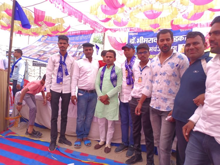 *संविधान निर्माता डॉक्टर भीमराव अंबेडकर का 132 वां जन्मदिवस समारोह मनाया।*