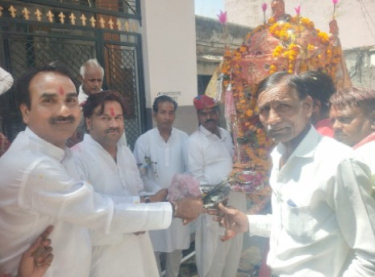 बड़ी सादड़ी, धूमधाम से मनाई सेन जंयती सेन समाज ने