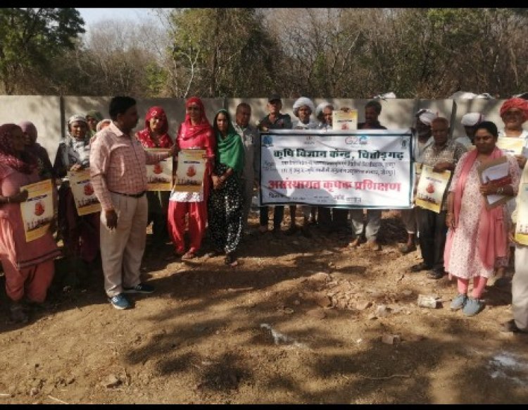 असंस्थागत कृषक प्रशिक्षण कार्यक्रम का हुआ आयोजन