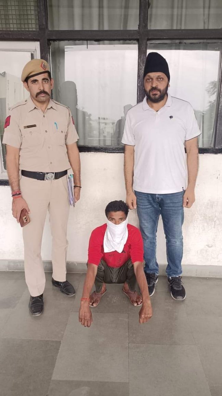 थाना रादौर की पुलिस टीम ने 348 ग्राम गांजापत्ती सहित