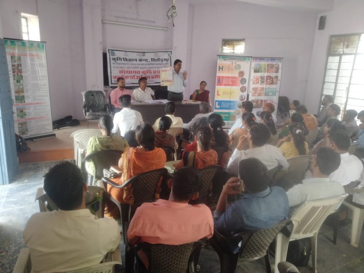 कृषि प्रसार कार्यकर्ताओं को मोटा अनाज के महत्व पर दिया प्रशिक्षण