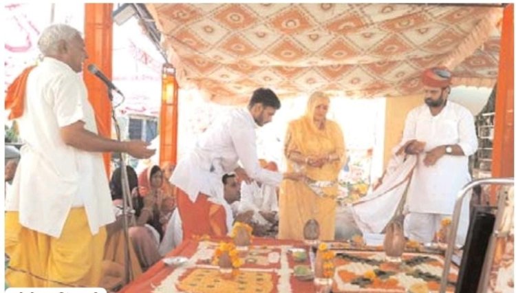 प्राण प्रतिष्ठा महोत्सव में देवताओं की पूजा