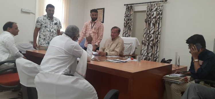 राज्यमंत्री जाड़ावत ने जयपुर प्रवास पर विकास कार्यों को लेकर मंत्री एवं अधिकारियो से की मुलाकात।