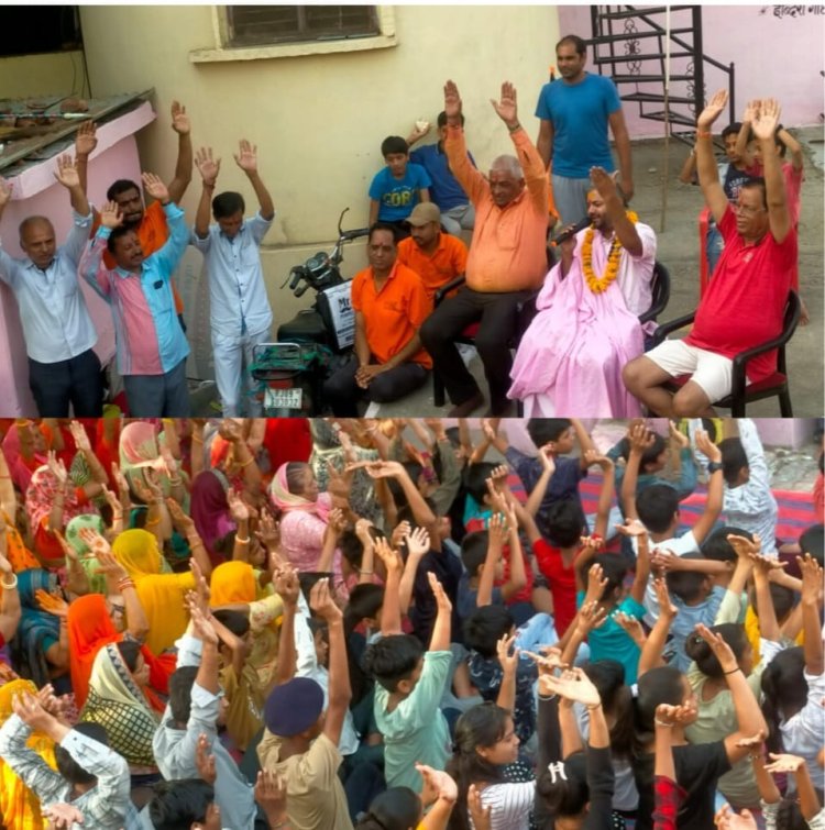सप्ताहिक रामधुन के 75वे रविवार पूर्ण, आयोजन में वीर सावरकर का स्मरण किया।
