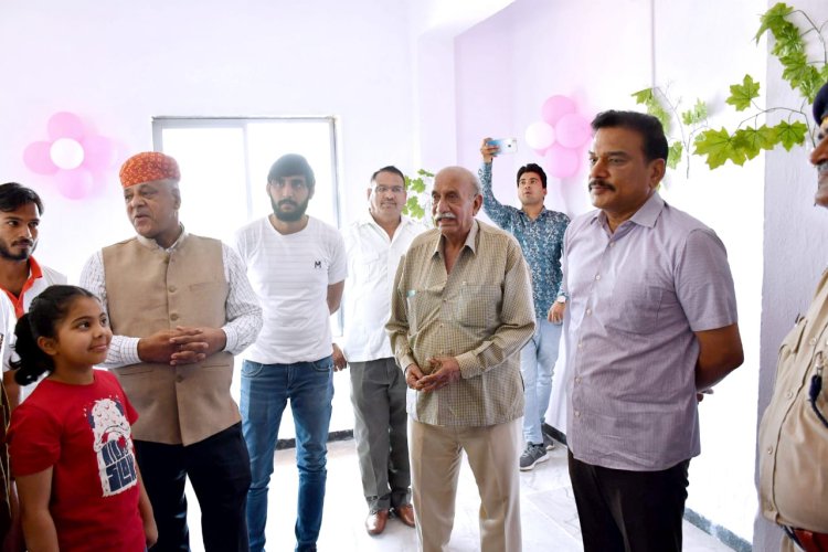 बाल कल्याण कक्ष का शुभारंभ।  बस्सी थाना परिसर में पुलिस अधीक्षक के हाथो हुआ शुभारंभ।