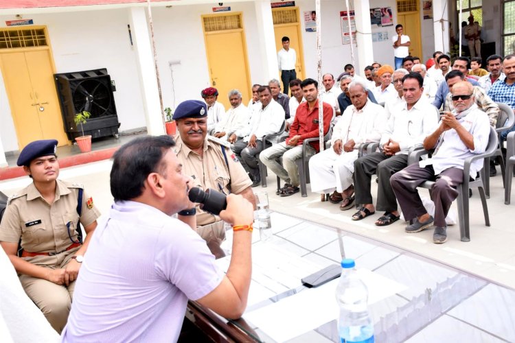 बाल कल्याण कक्ष का शुभारंभ।  बस्सी थाना परिसर में पुलिस अधीक्षक के हाथो हुआ शुभारंभ।