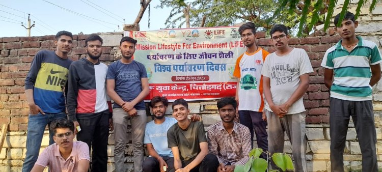 शम्भूपुरा मे मिशन लाइफ के तहत संगोष्टि, श्रमदान, पोस्टर विमोचन कर पर्यावरण संरक्षण का दिया संदेश।