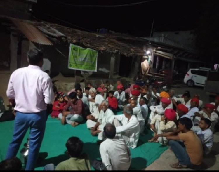 धाकड़खेड़ी को आदर्श जैविक ग्राम बनाने को लेकर जागरूकता बैठक हुई संपन्न