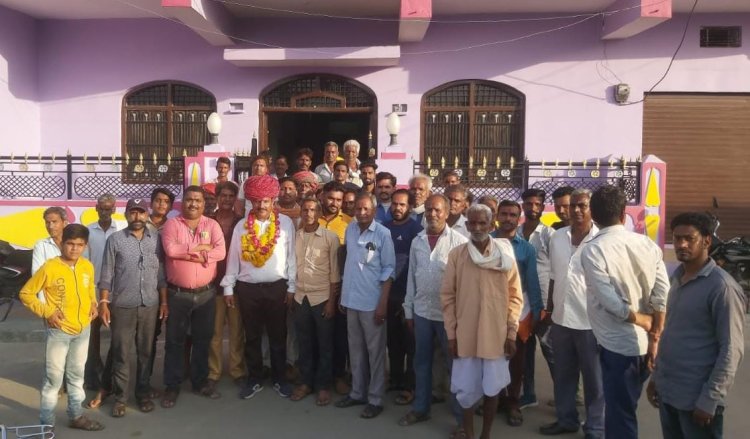 खेड़ा सालवी समाज का सोलवा चुनाव संपन्न।  अध्यक्ष पद पर कन्हैयालाल सालवी 84 मत से प्राप्त विजय ....