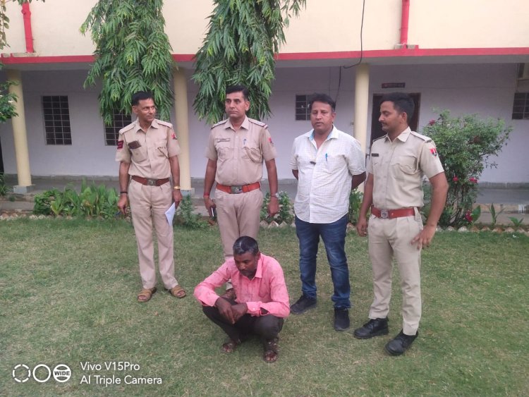 राज्यस्तरीय टॉप टेन में शामिल इनामी अपराधी डिटेन, घाड़ पुलिस की कार्रवाई