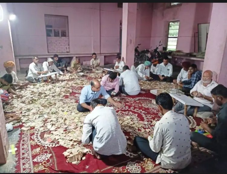 श्री शनि महाराज आली के खुले भंडार: 21.58  लाख रुपए दान राशि प्राप्त, चिल्लर की कल होगी  गिनती