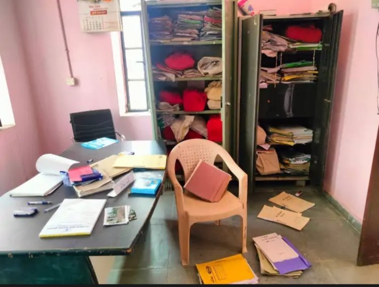 कपासन में चोरों के हौसले बुलंद: ग्राम पंचायत को बनाया निशाना, LED, सीपीयू और बैटरी चुराईं