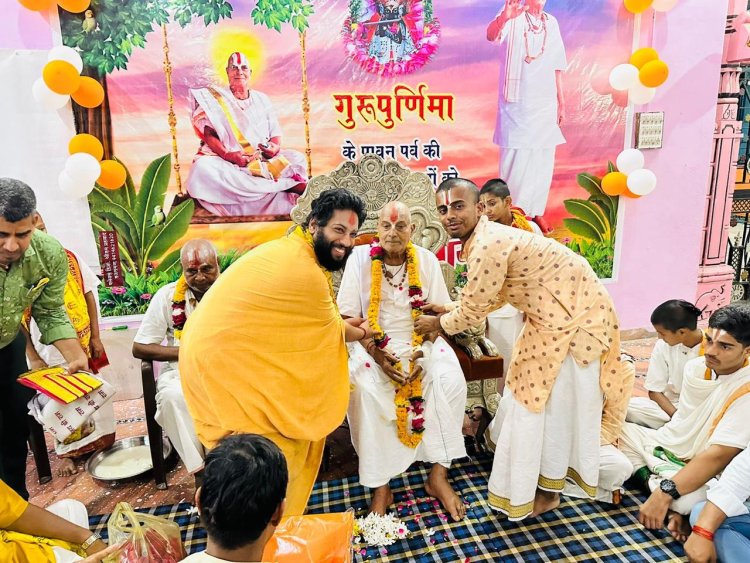 संत श्री अनुज दास जी महाराज का जन्मदिन श्री सांवलिया धाम आश्रम मुंगाना में धूम धाम से मनाया , मुंगाना में 51 फिट भगवा ध्वज फहराया