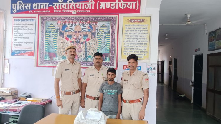 गण्ठेडी स्कूल से नकबजनी की वारदात करने वाला एक आरोपी और गिरफ्तार।चोरी गया प्रोजेक्टर व कम्प्युटर ब्लोवर बरामद।