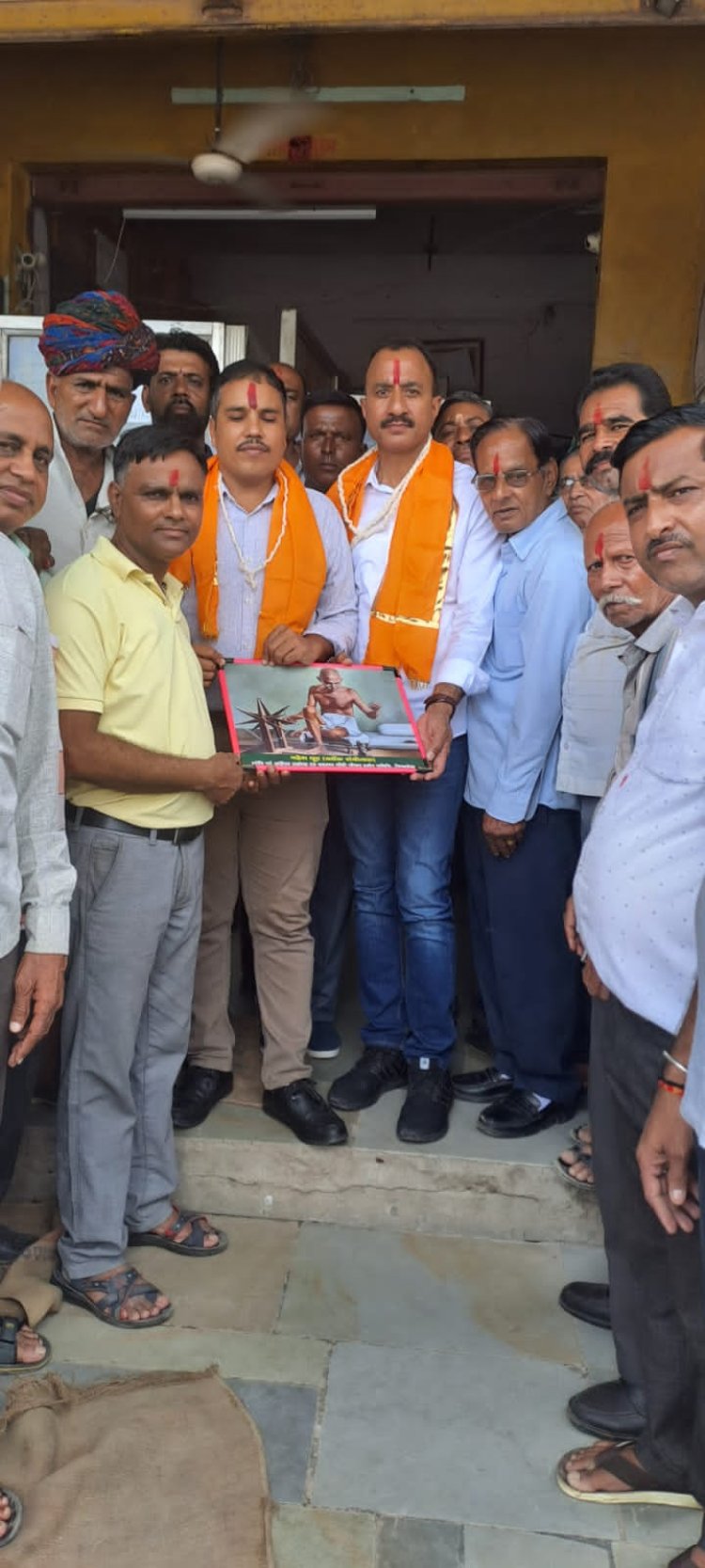 शांति एवं अहिंसा प्रकोष्ठ द्वारा निर्वत्तमान पुलिस अधिकारियों की उल्लेखनीय राजकीय सेवाओं पर भावभीना स्वागत कर विदाई दी