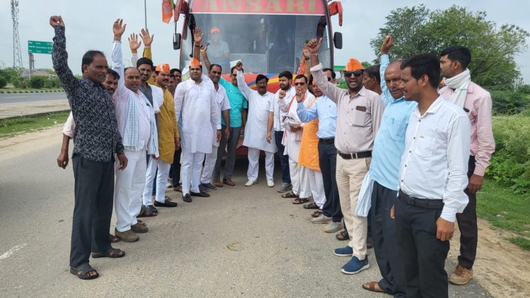 "नहीं सहेगा राजस्थान"अभियान को लेकर सचिवालय घेराव के लिए जयपुर कुच